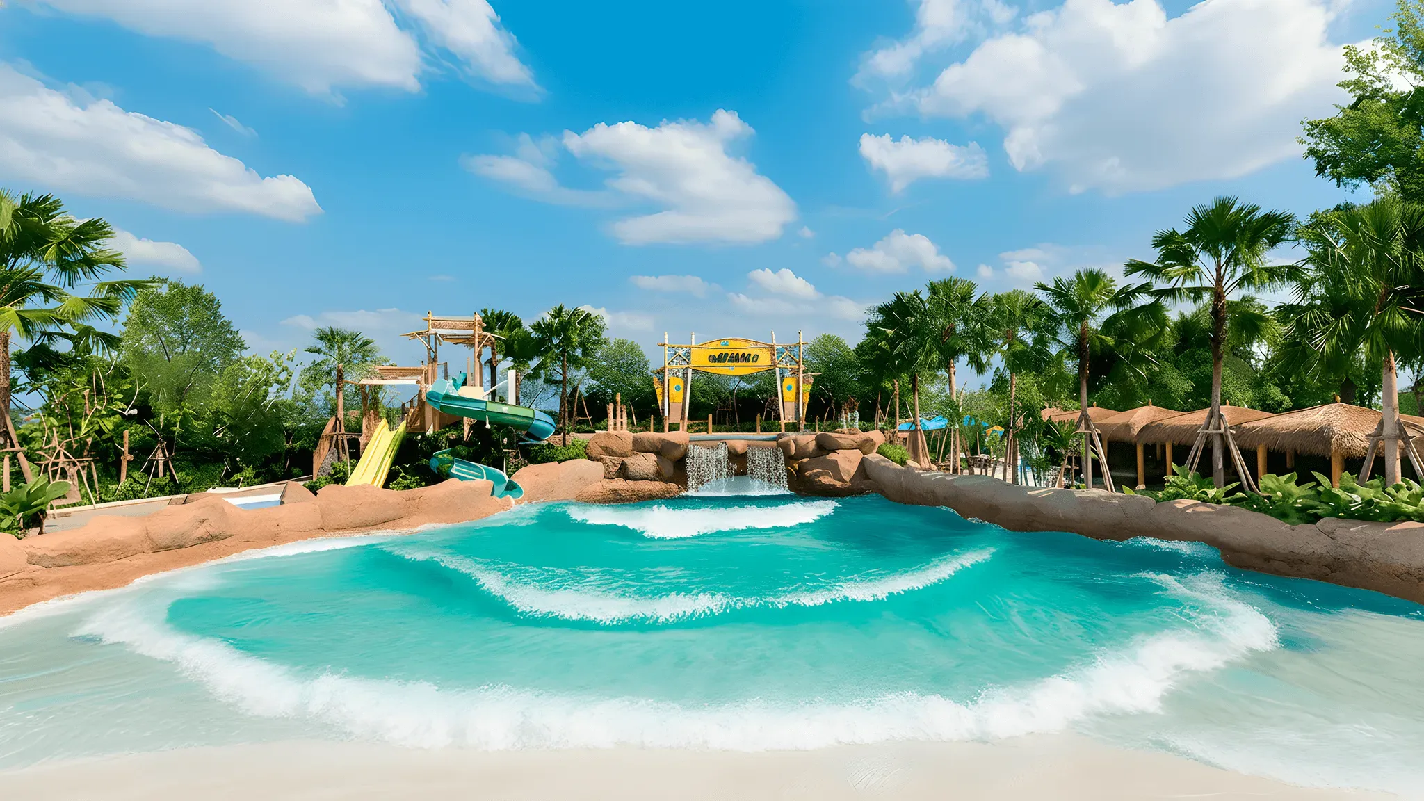 wave pool construction
